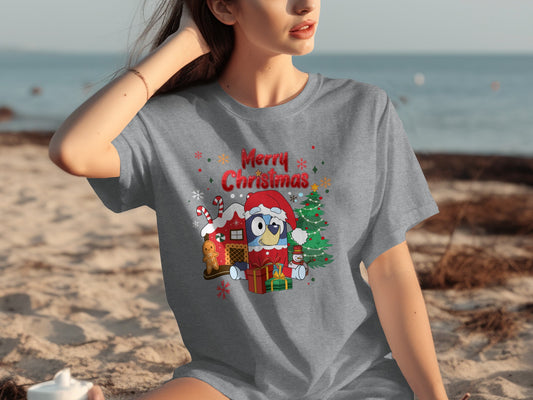 Merry Christmas Cute Owl Design Women's T-Shirt