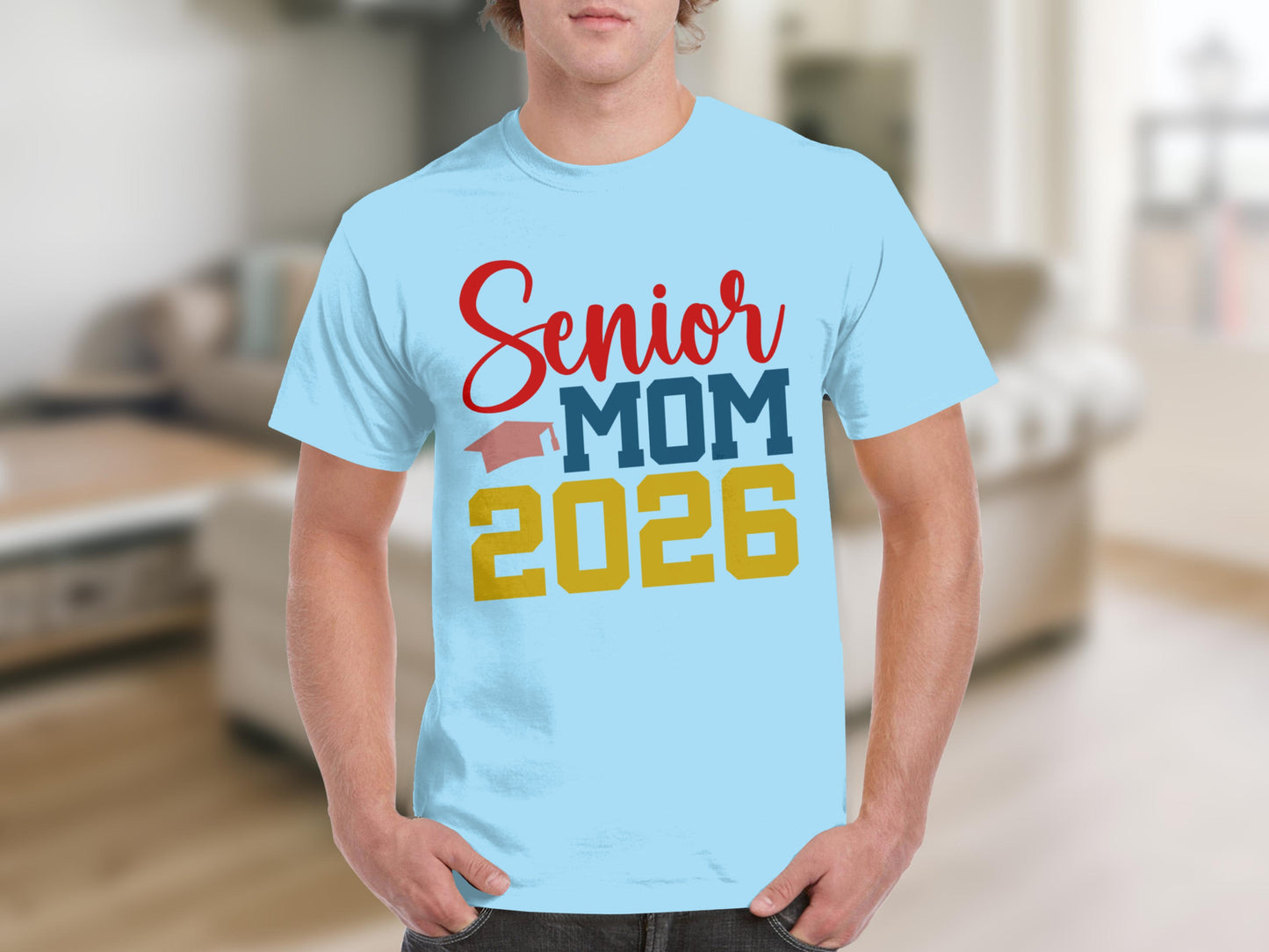 Senior Mom 2026 Colorful Graduation T-Shirt