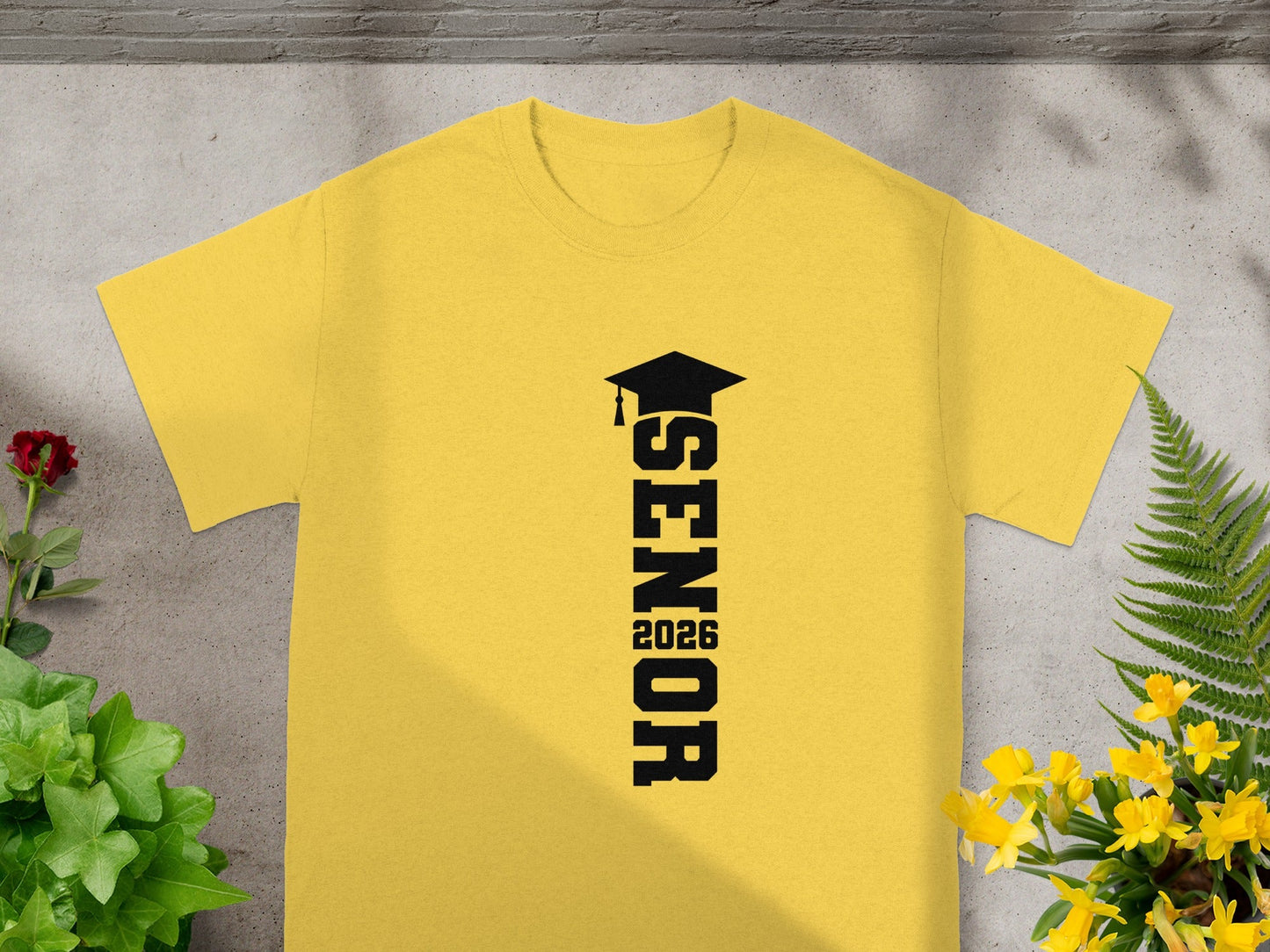Class of 2026 Senior Graduation Yellow T-shirt