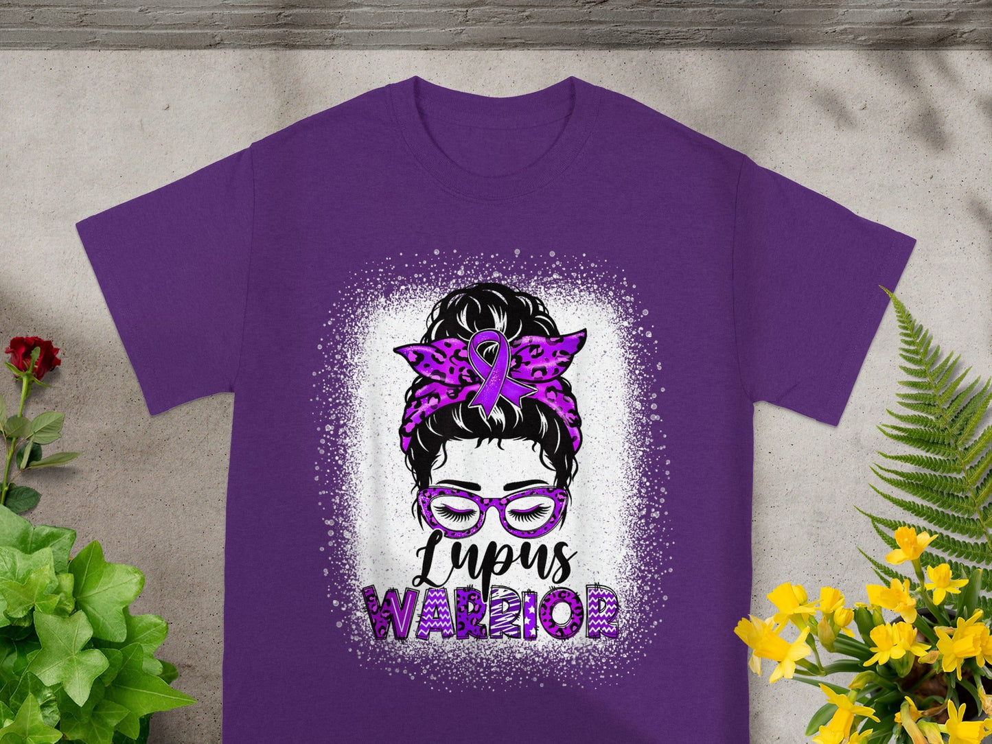 Lupus Warrior Purple T-Shirt with Unique Design