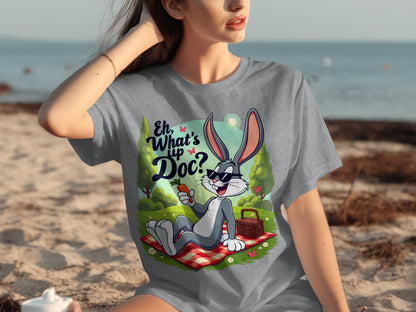Eh What's Up Doc Bugs Bunny Beach Ready T-Shirt