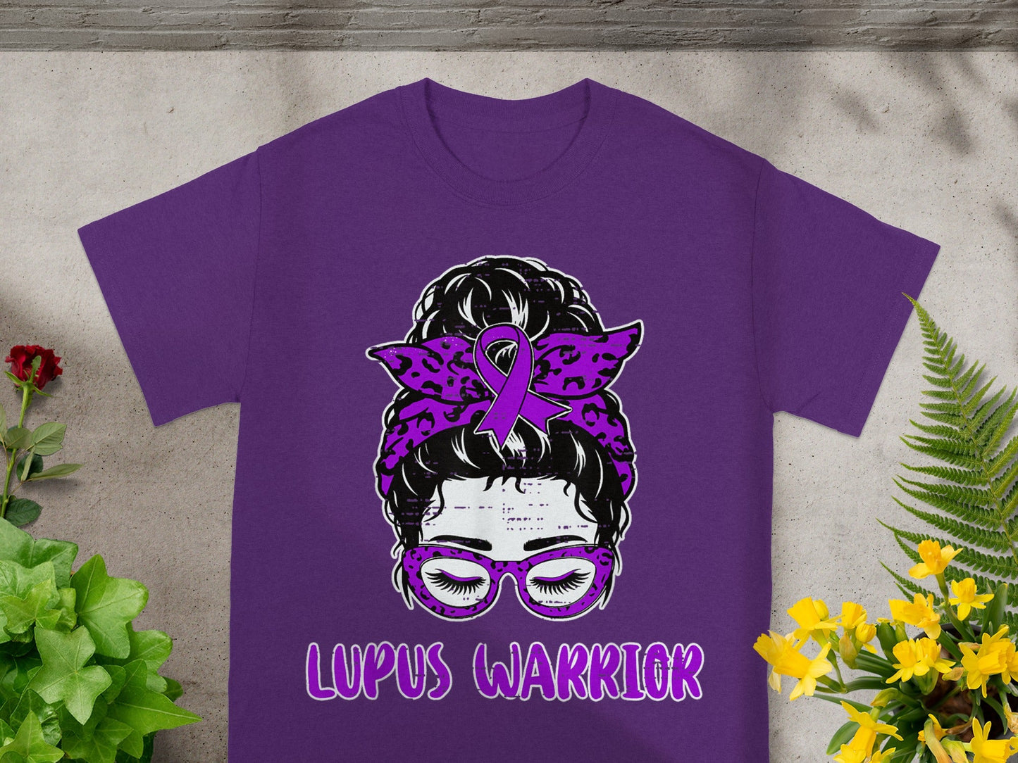 Lupus Warrior Shirt with Purple Glasses and Bandana