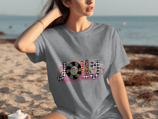 Jolly Graphic Printed T-Shirt for Festive Season