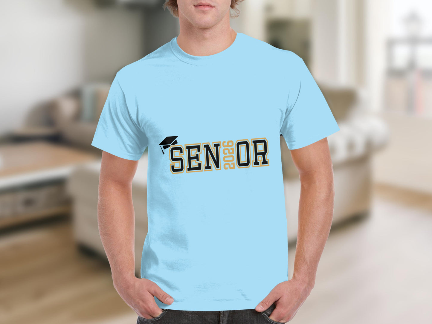 2026 Senior Graduation T-shirt with Cap Design