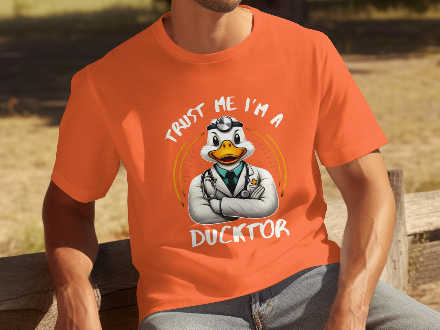 Trust Me I'm A Ducktor Funny Doctor Duck T-Shirt