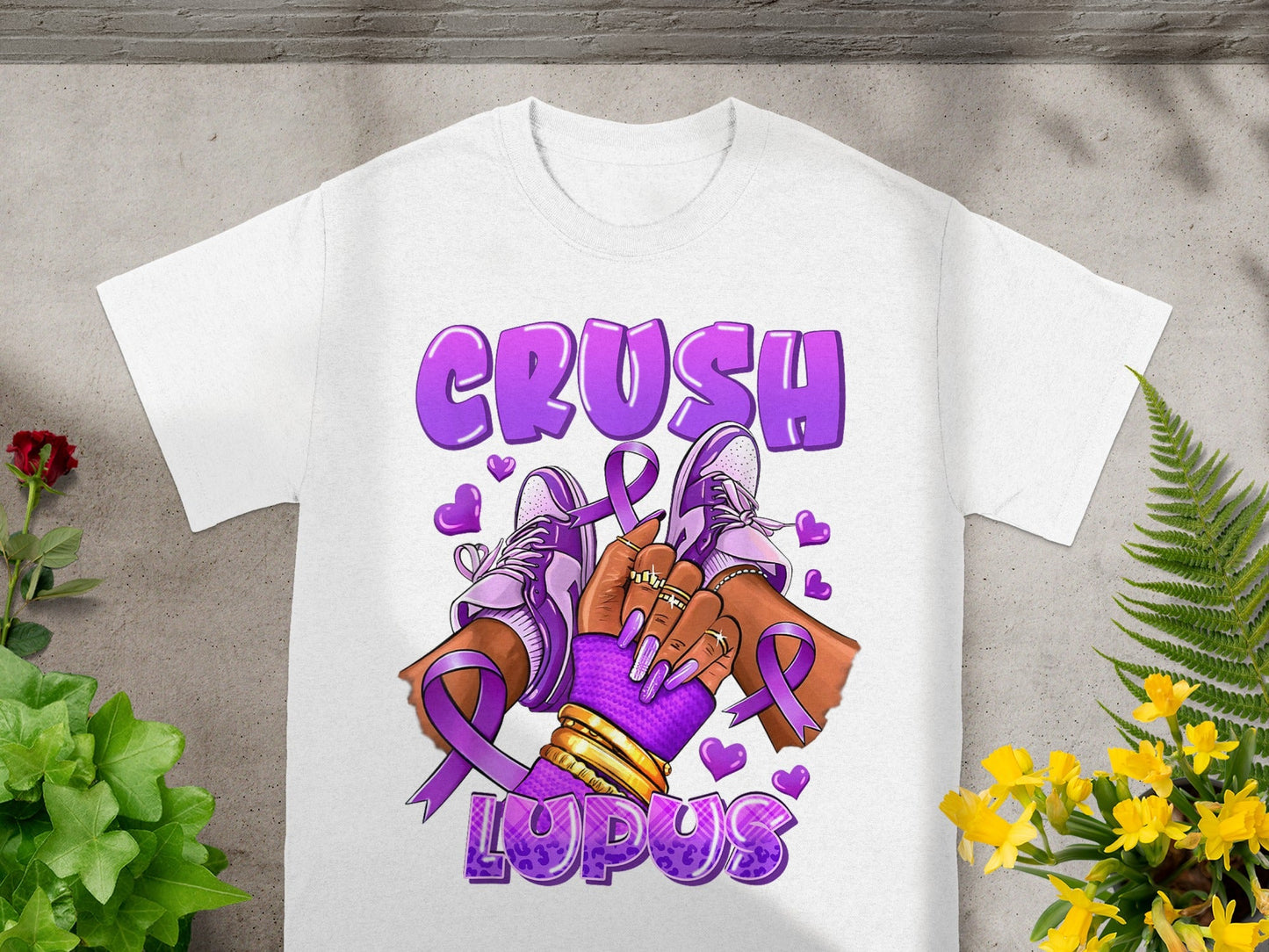 Crush Lupus Graphic Tee Support Awareness Shirt