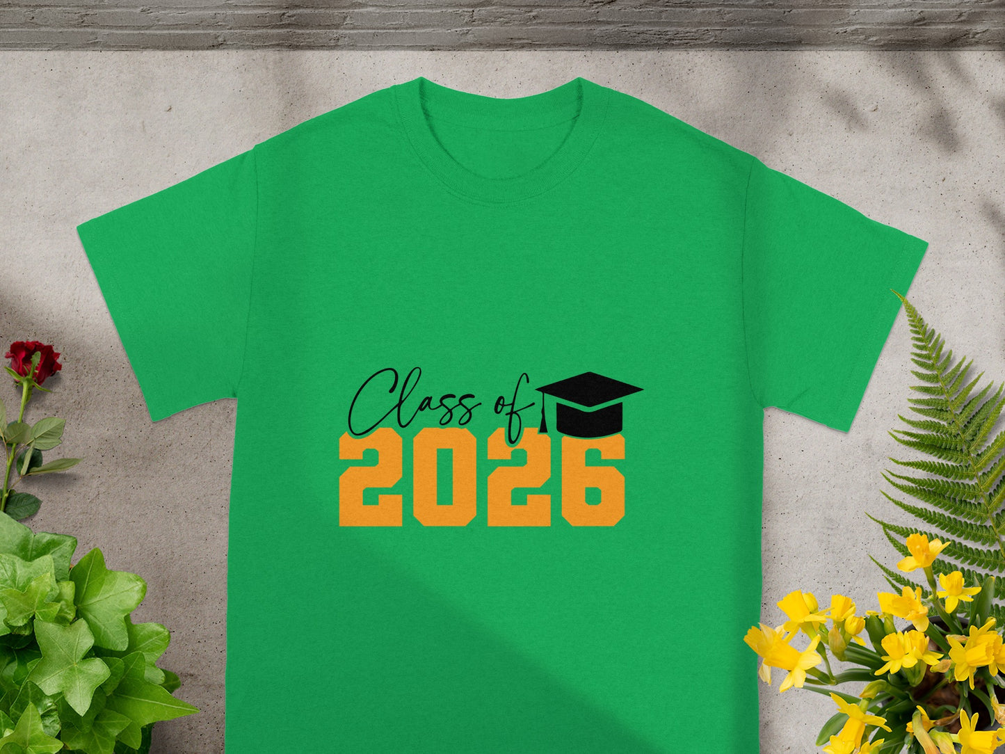 Class of 2026 Green Graduation T-Shirt