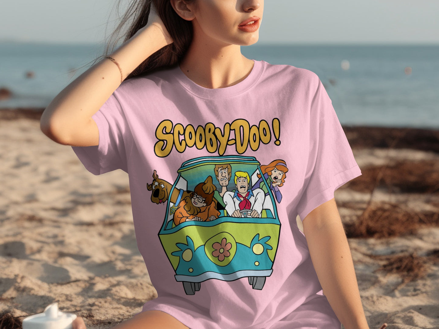 Scooby-Doo Graphic Tee with Classic Cartoon Characters