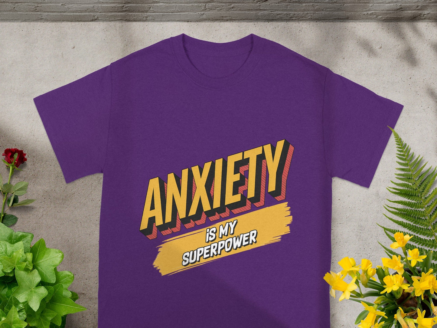Anxiety Is My Superpower Graphic T-shirt