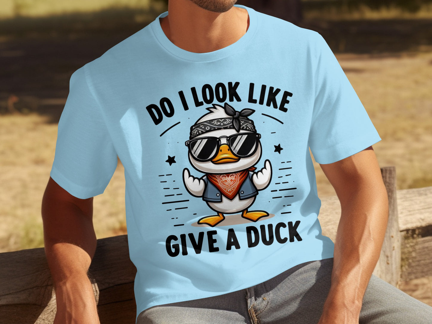 Do I Look Like Give A Duck Funny Graphic T-Shirt