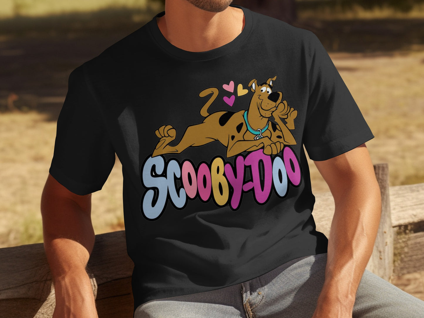 Scooby-Doo Colorful Character Logo T-Shirt