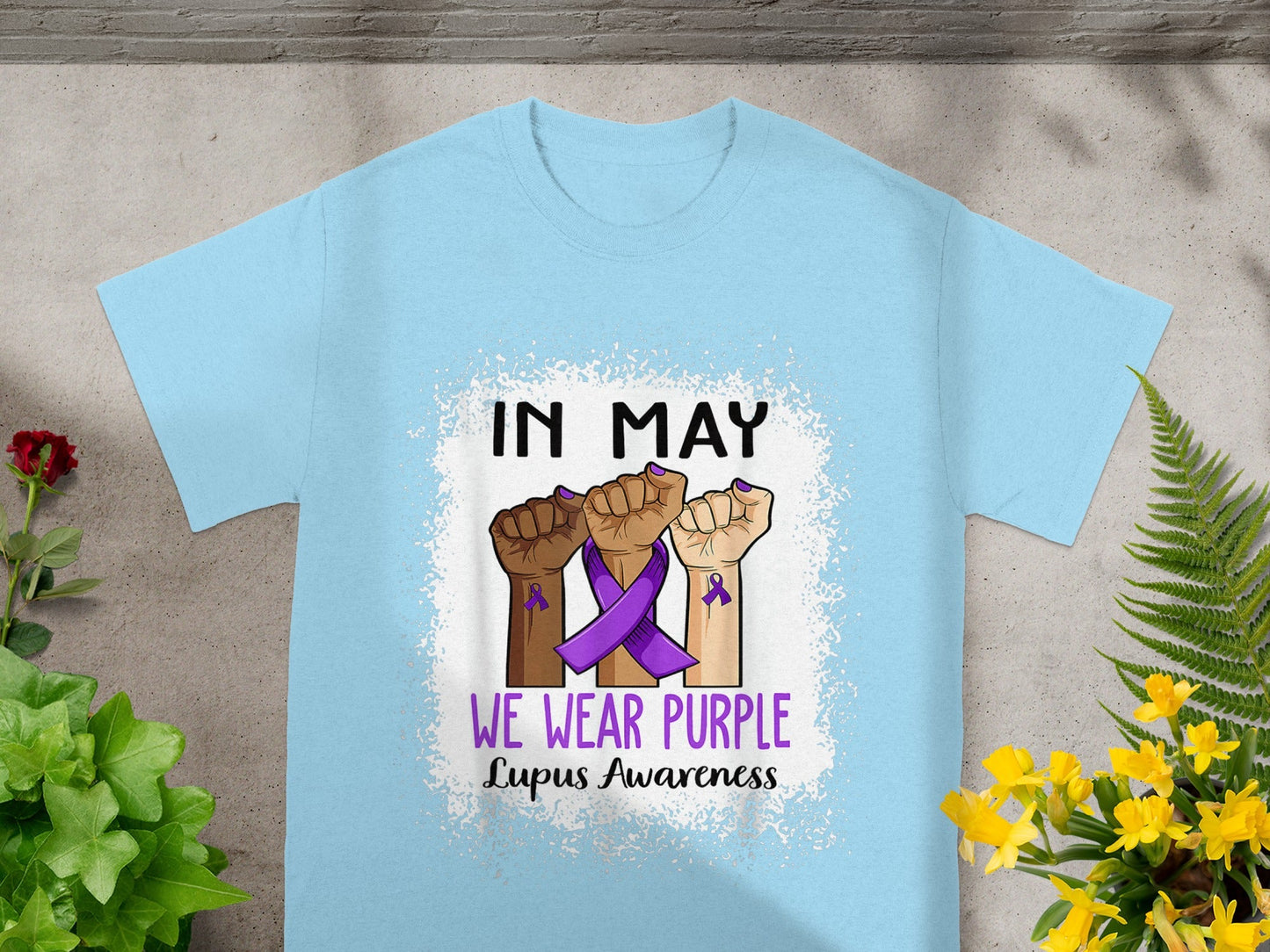 In May We Wear Purple Lupus Awareness T-shirt