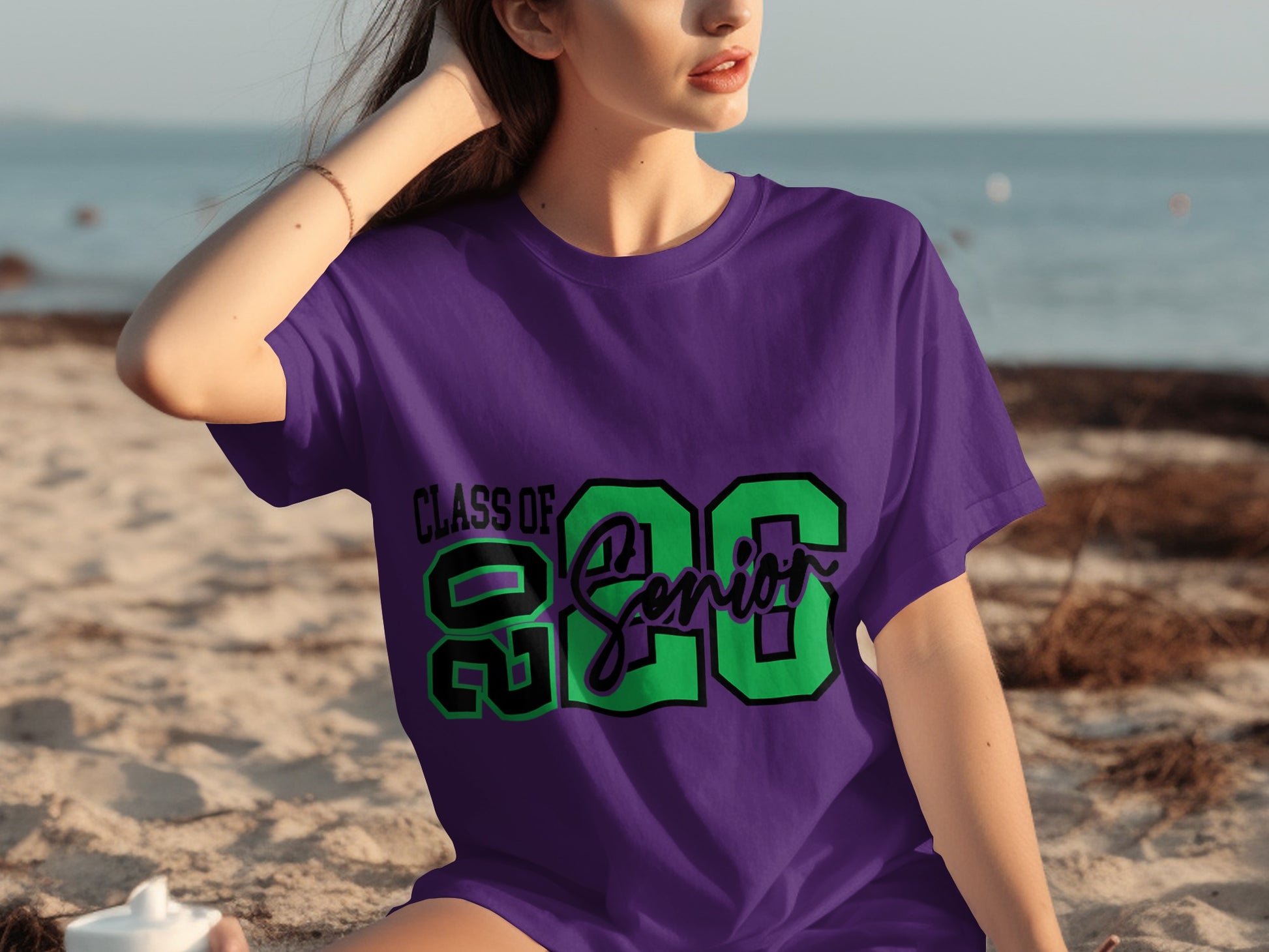 Class of 2026 Senior Graphic Purple Shirt