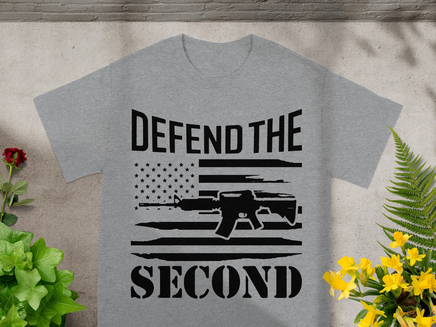 Defend The Second Amendment Graphic T-shirt