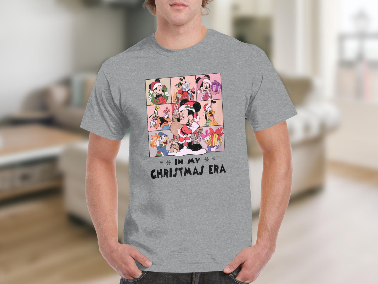 In My Christmas Era Cartoon Characters Graphic Tee