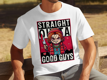 Straight Outta Good Guys Horror Graphic T-Shirt