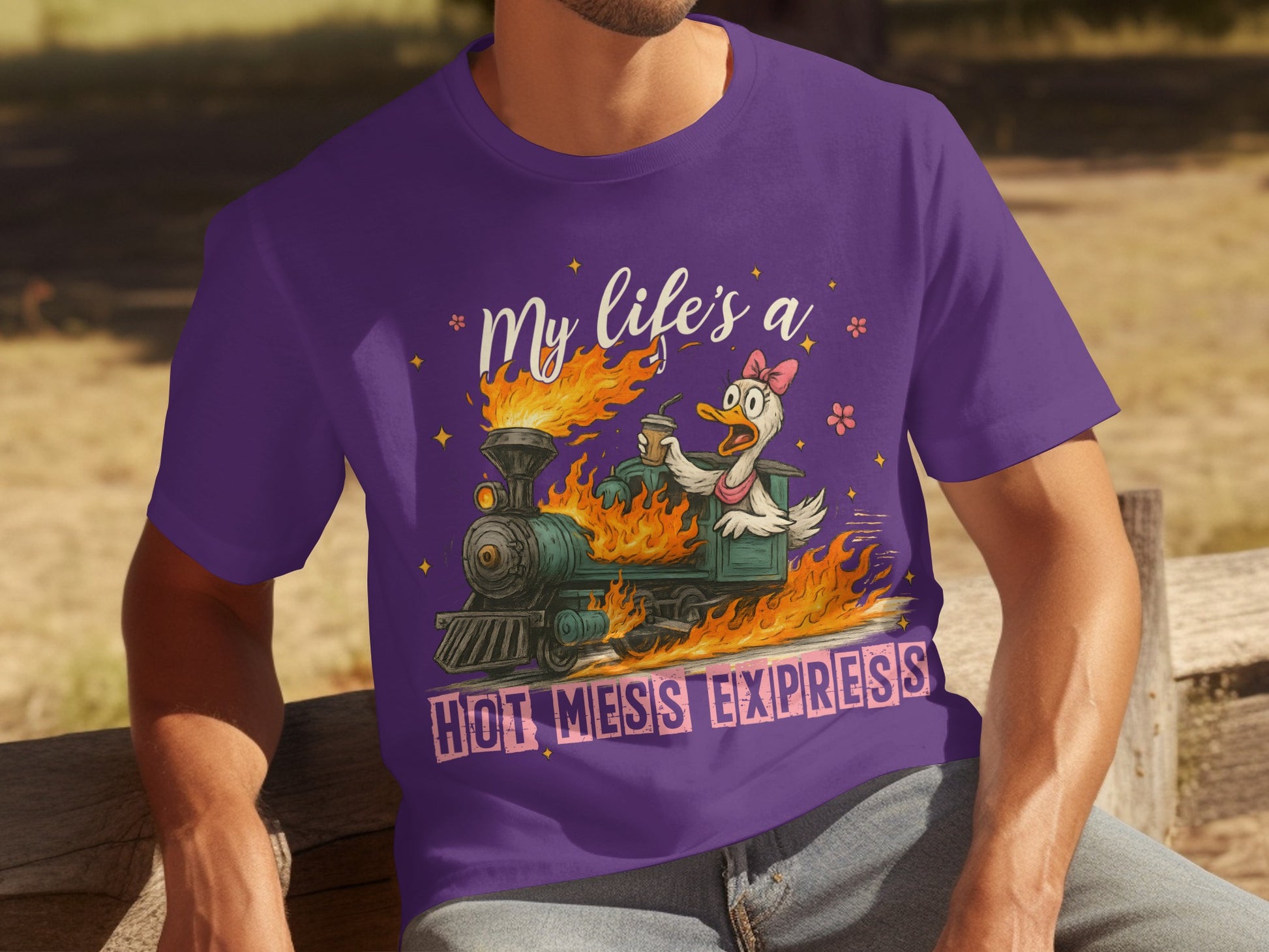 My life's a hot mess express graphic t-shirt
