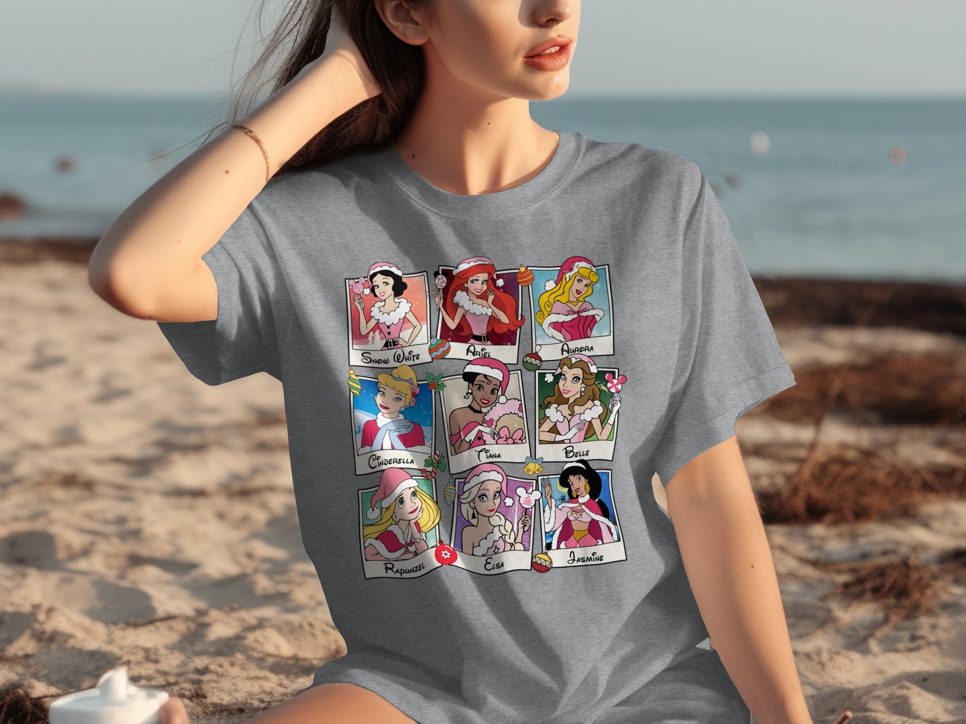 Disney Princesses Polaroid Style Graphic T-shirt