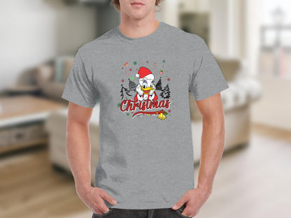 Christmas Donald Duck Festive Graphic T-shirt