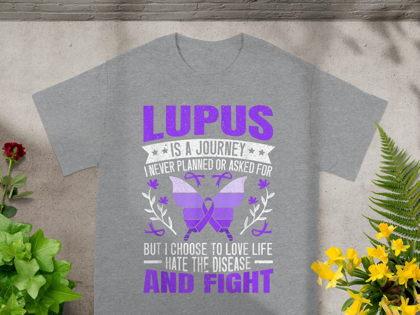 Lupus Journey Inspirational Fight against Disease Shirt
