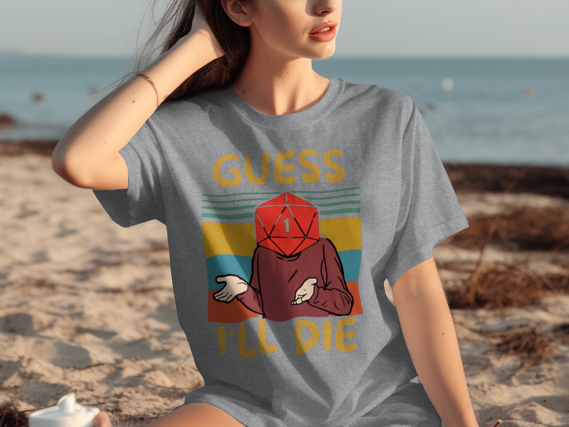 Guess I'll Die Graphic Tee Shirt for Casual Style