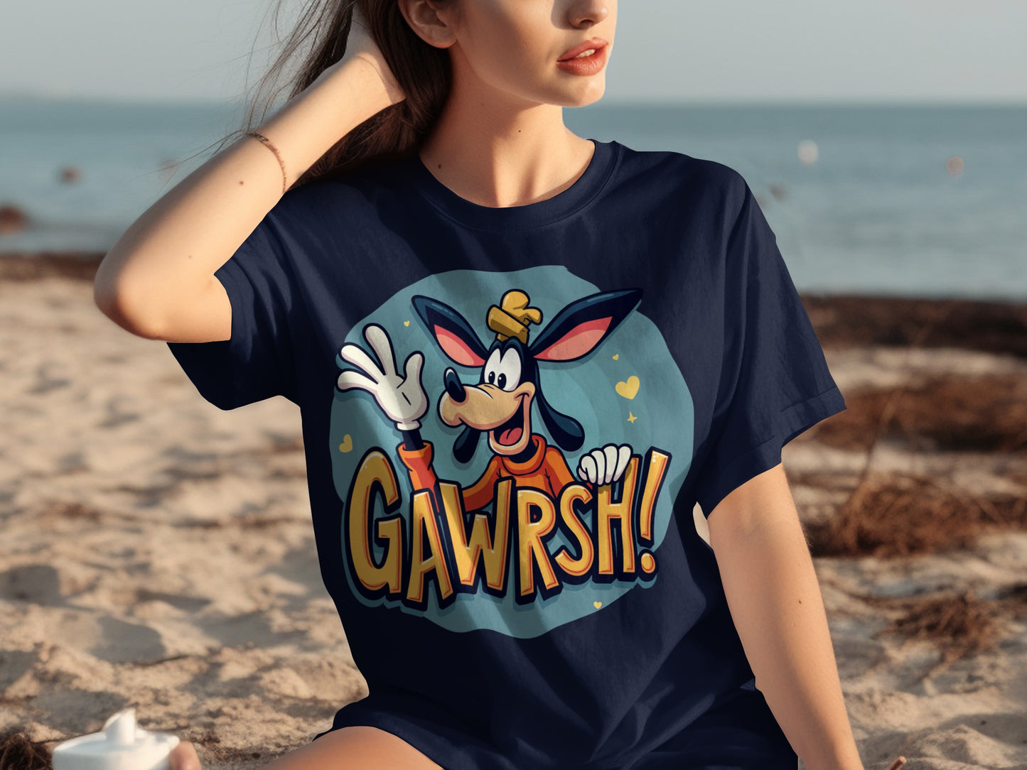Gawrsh Character Graphic Tee with Fun Cartoon Artwork