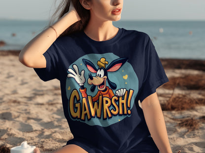 Gawrsh Character Graphic Tee with Fun Cartoon Artwork