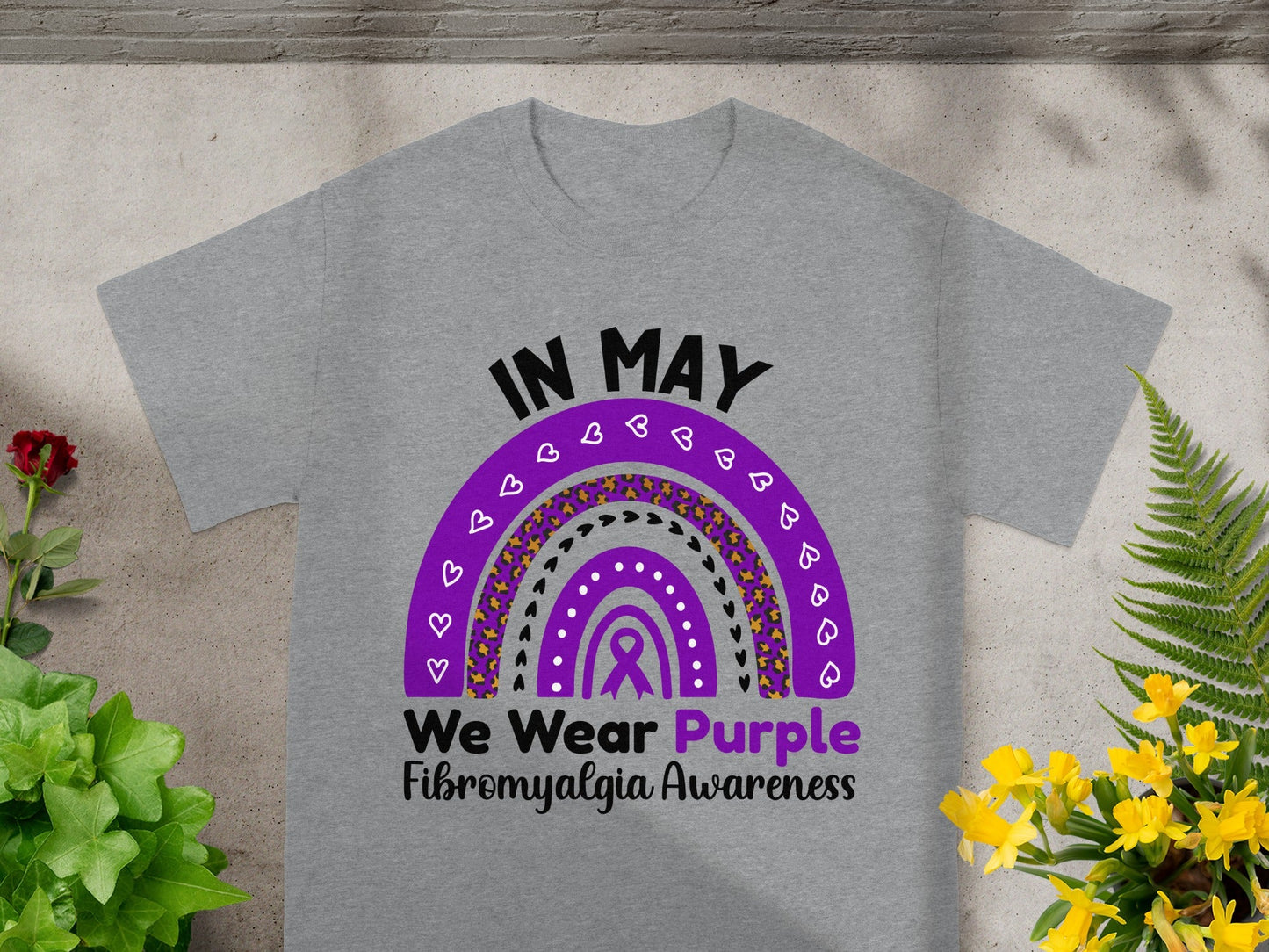 In May We Wear Purple Fibromyalgia Awareness Shirt