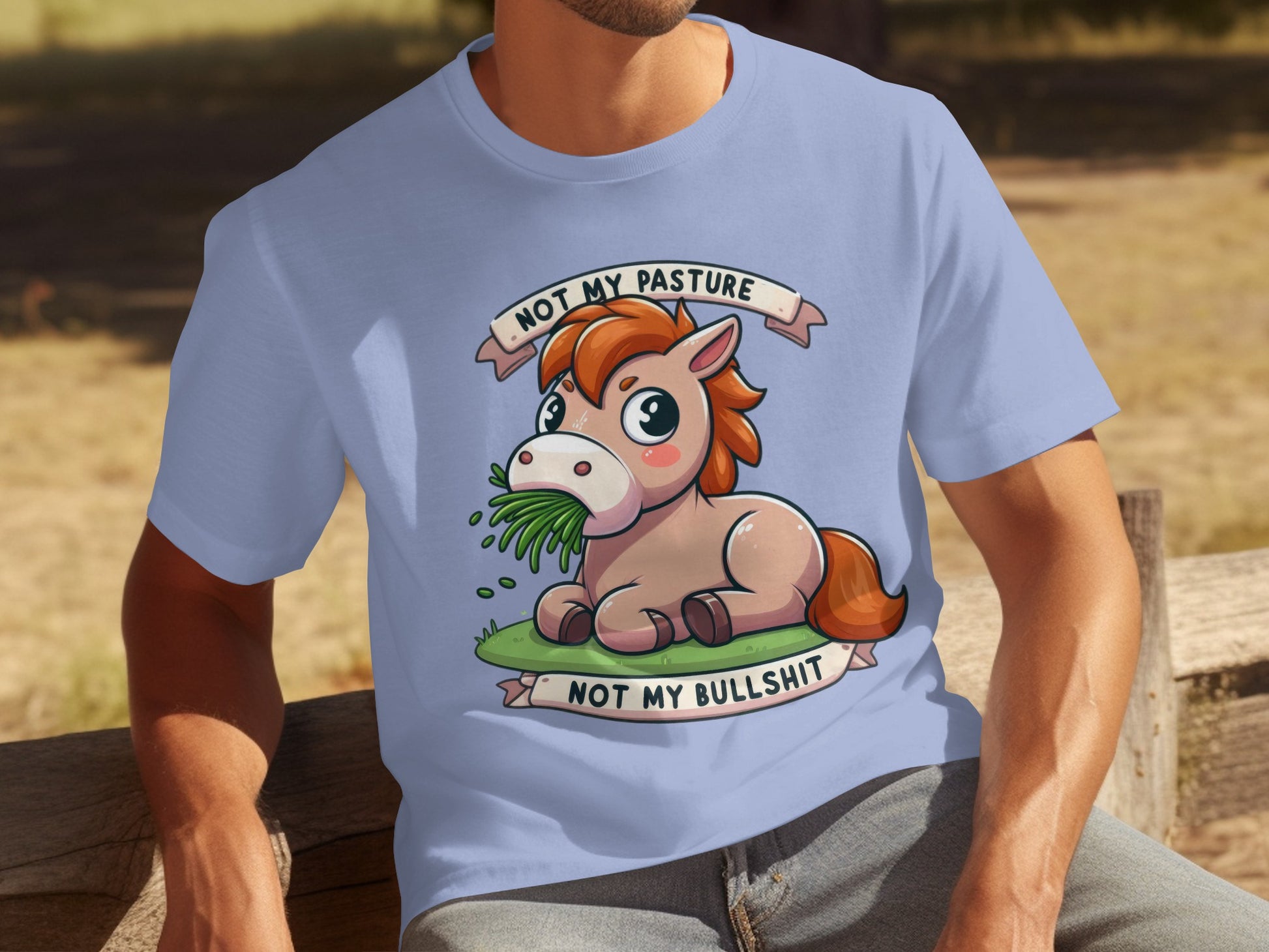Not My Pasture Not My Bullshit Graphic T-Shirt
