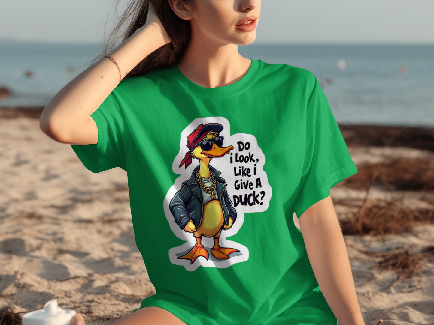Funny Duck Shirt with Attitude Casual Wear Tee