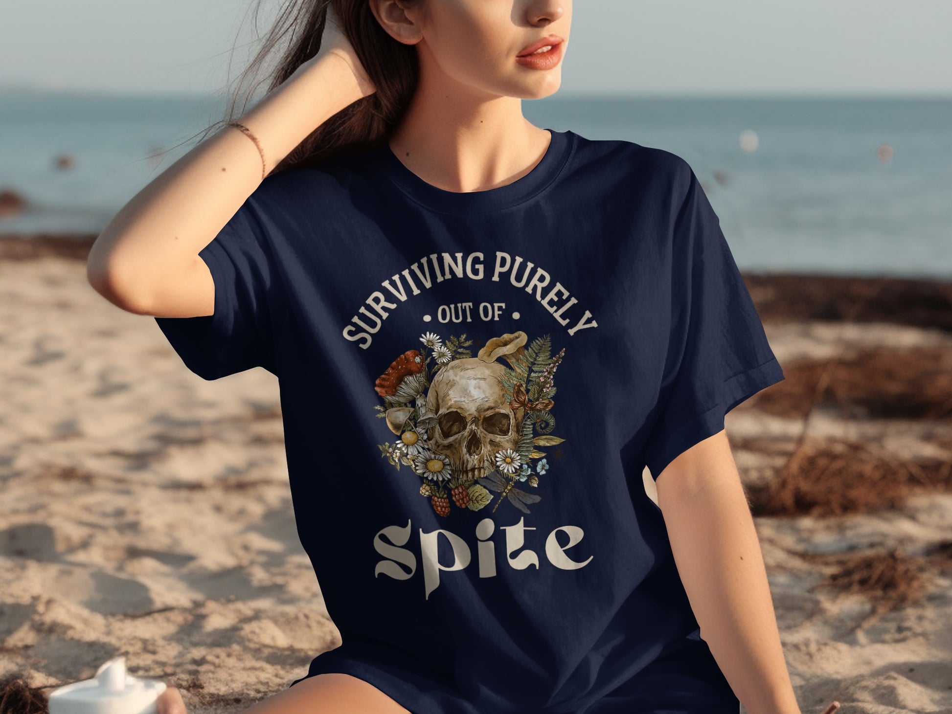Surviving Purely Out of Spite Graphic T-shirt