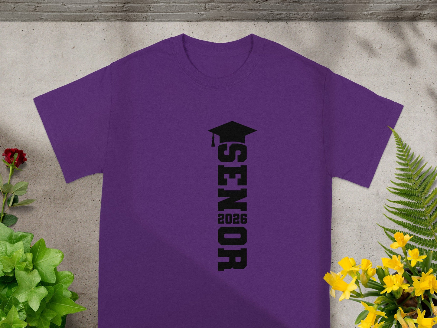 Purple Senior 2026 Graduation T-Shirt for Graduates
