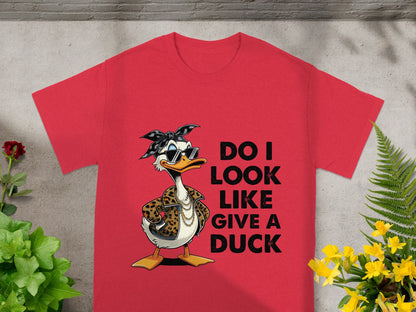 Do I Look Like I Give A Duck Graphic Tee Shirt