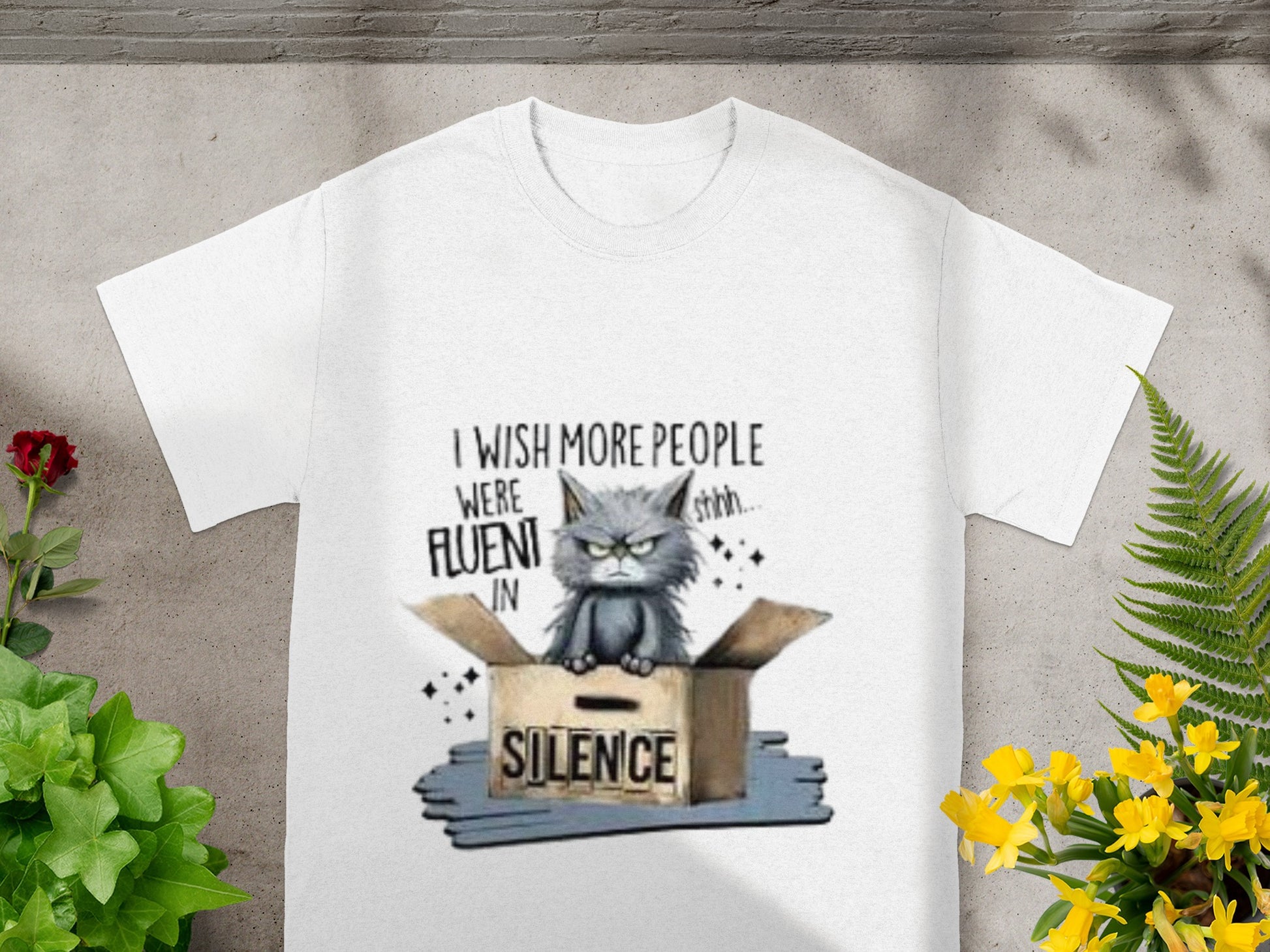 I Wish More People Were Fluent in Silence T-shirt