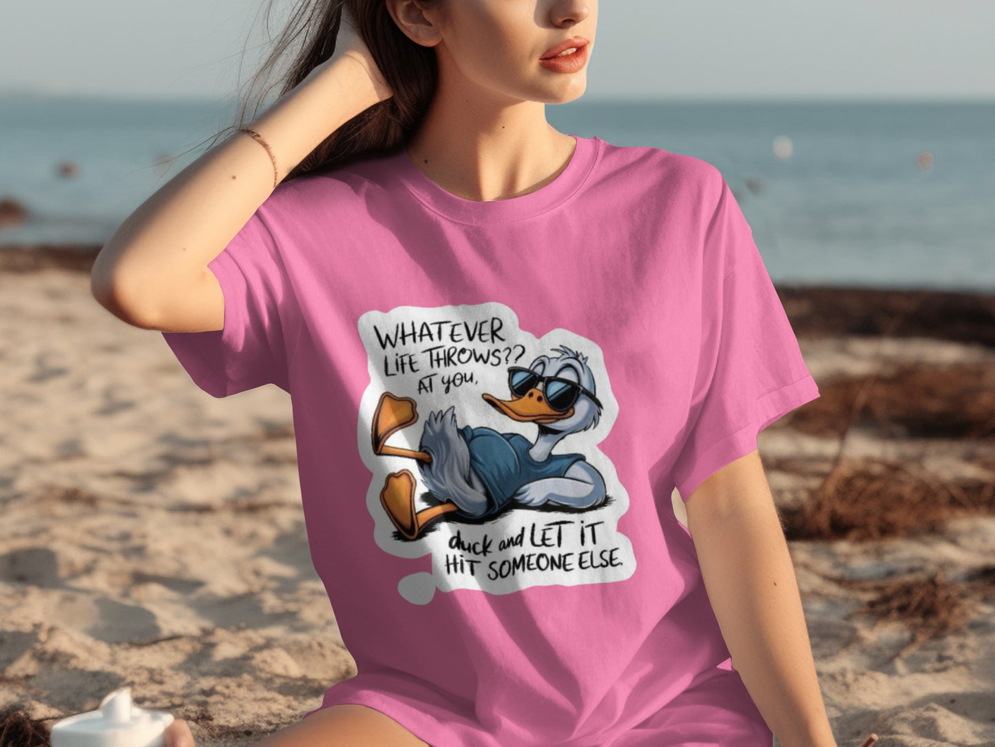 Whatever Life Throws at You Duck T-Shirt