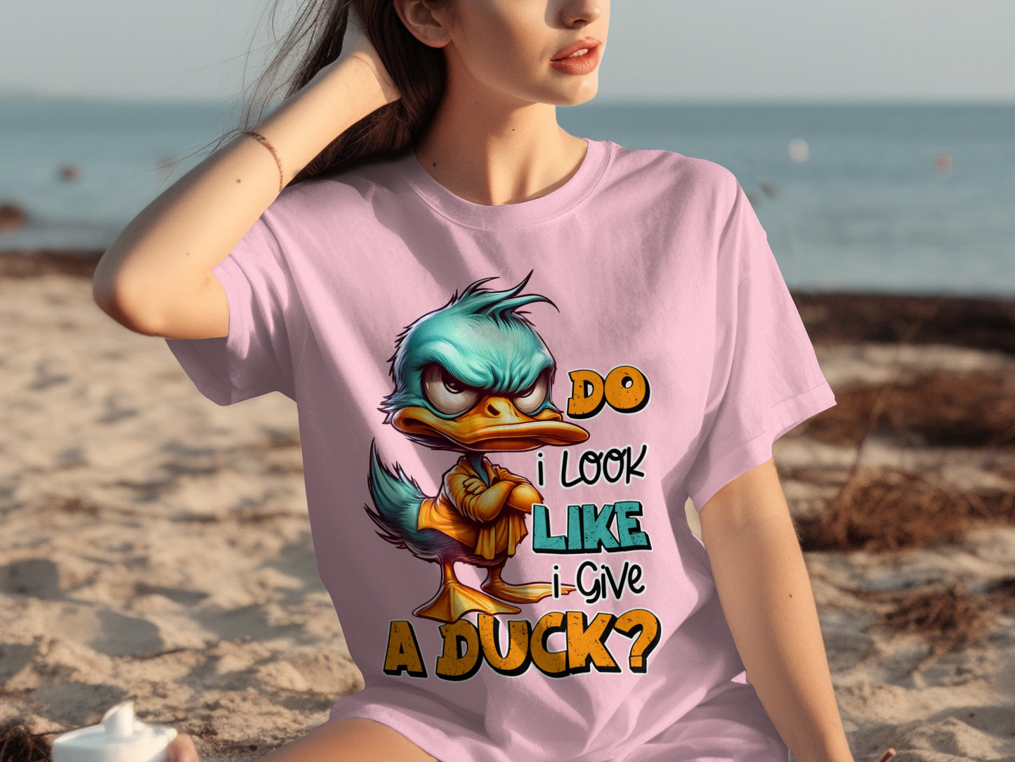 Do I Look Like I Give A Duck Graphic T-Shirt