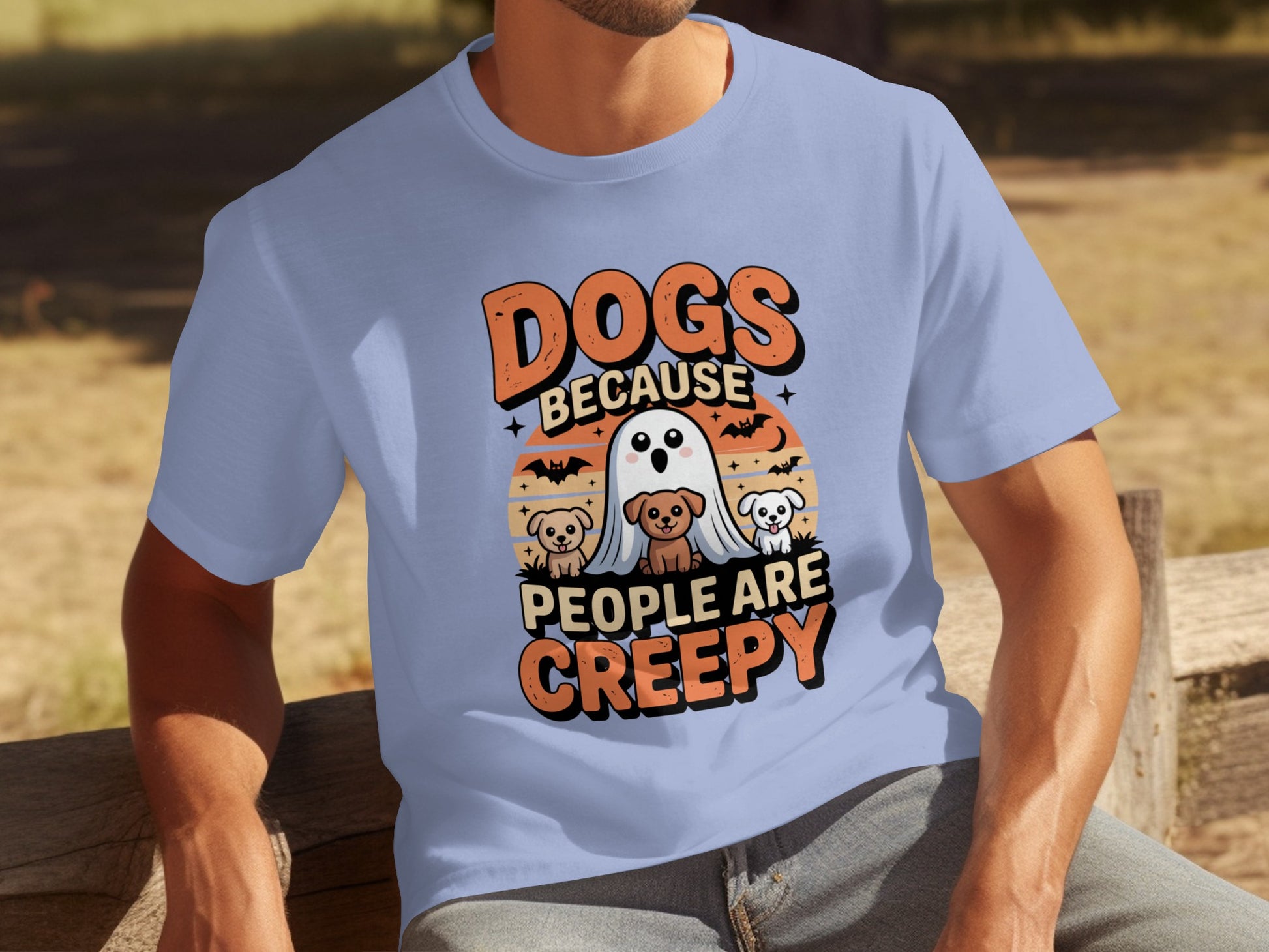 Dogs Because People Are Creepy Halloween T-shirt