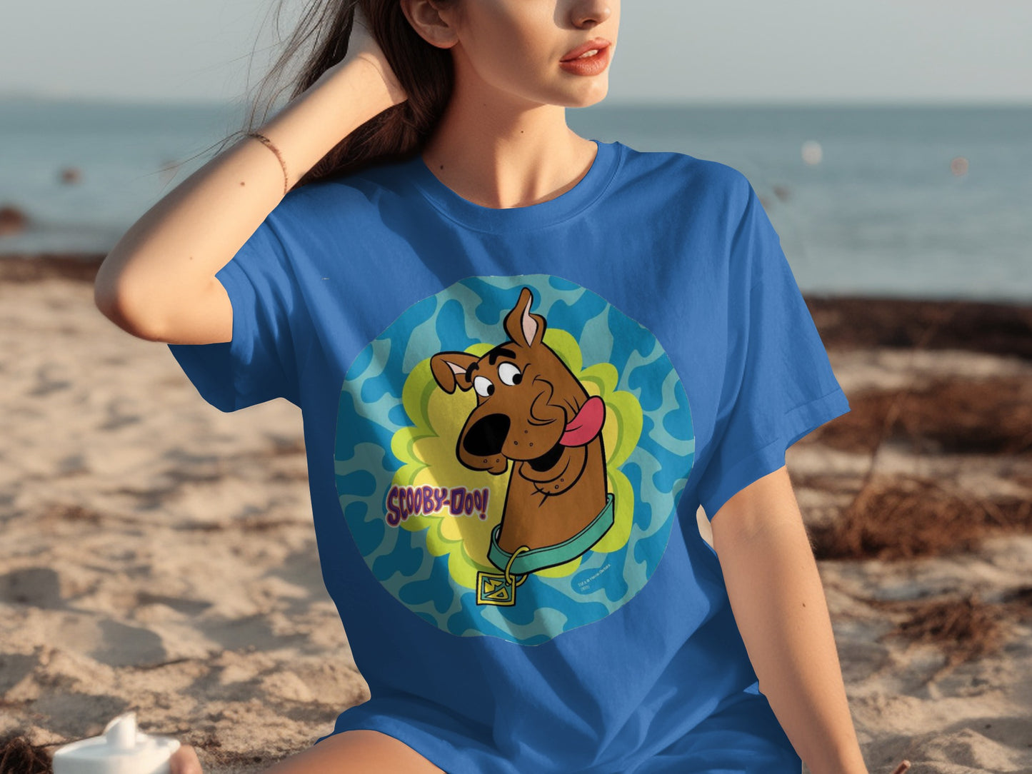 Scooby-Doo Design Graphic Blue T-Shirt for Fans