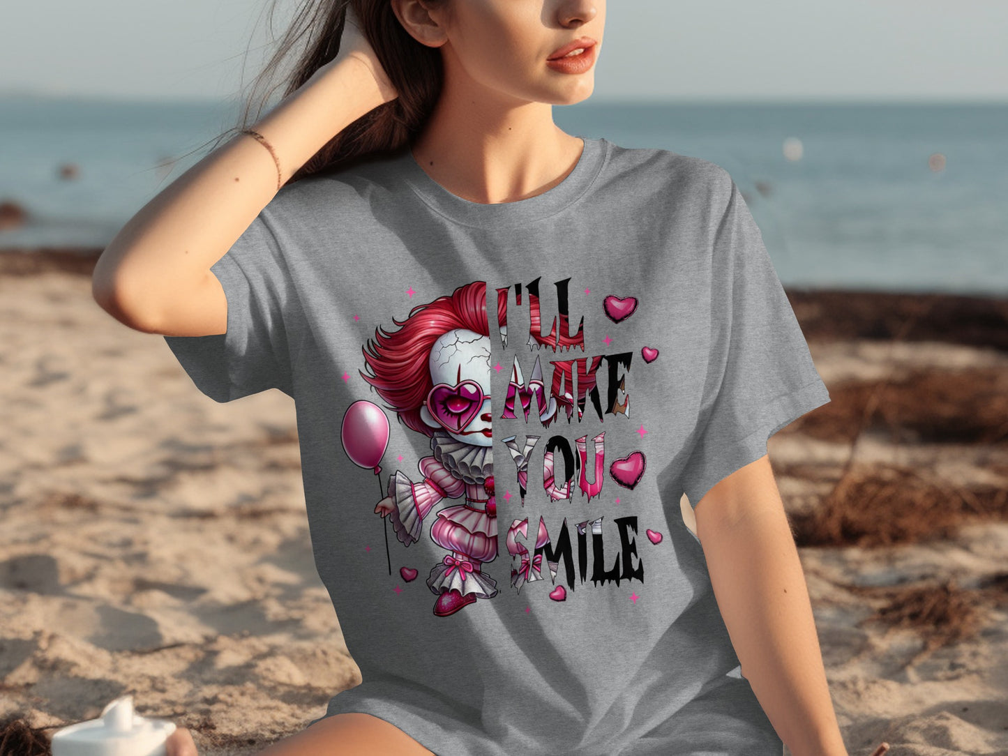 I'll Make You Smile Balloon Artwork T-shirt