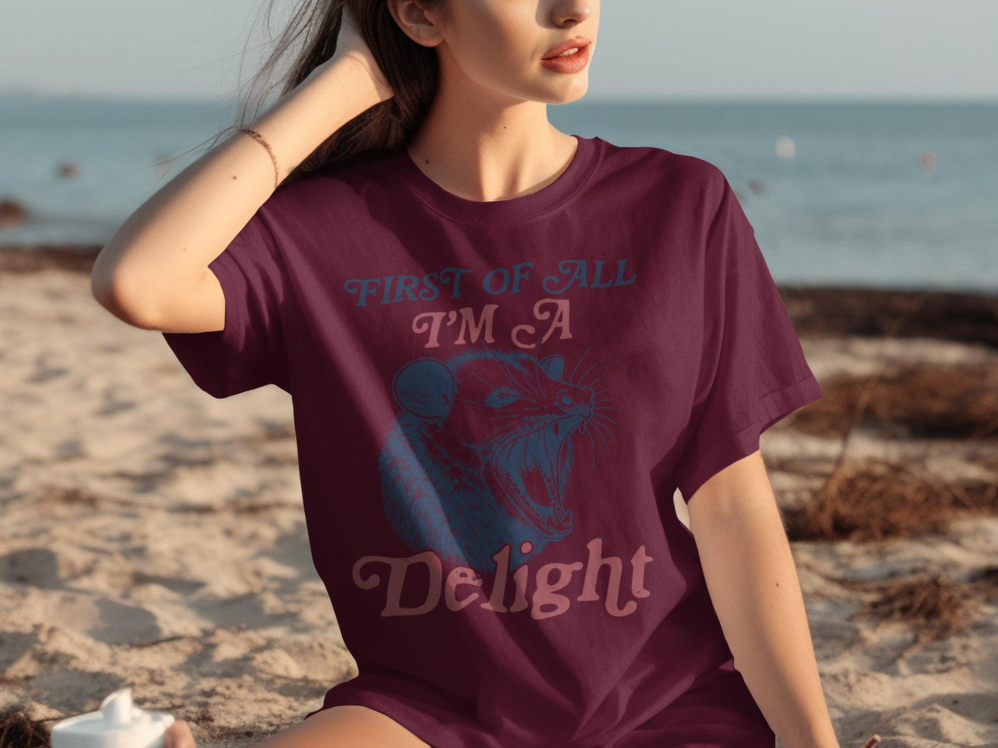 First Of All I'm A Delight Graphic Tee