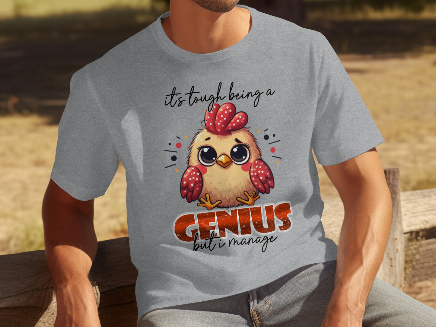 It's Tough Being a Genius but I Manage T-shirt