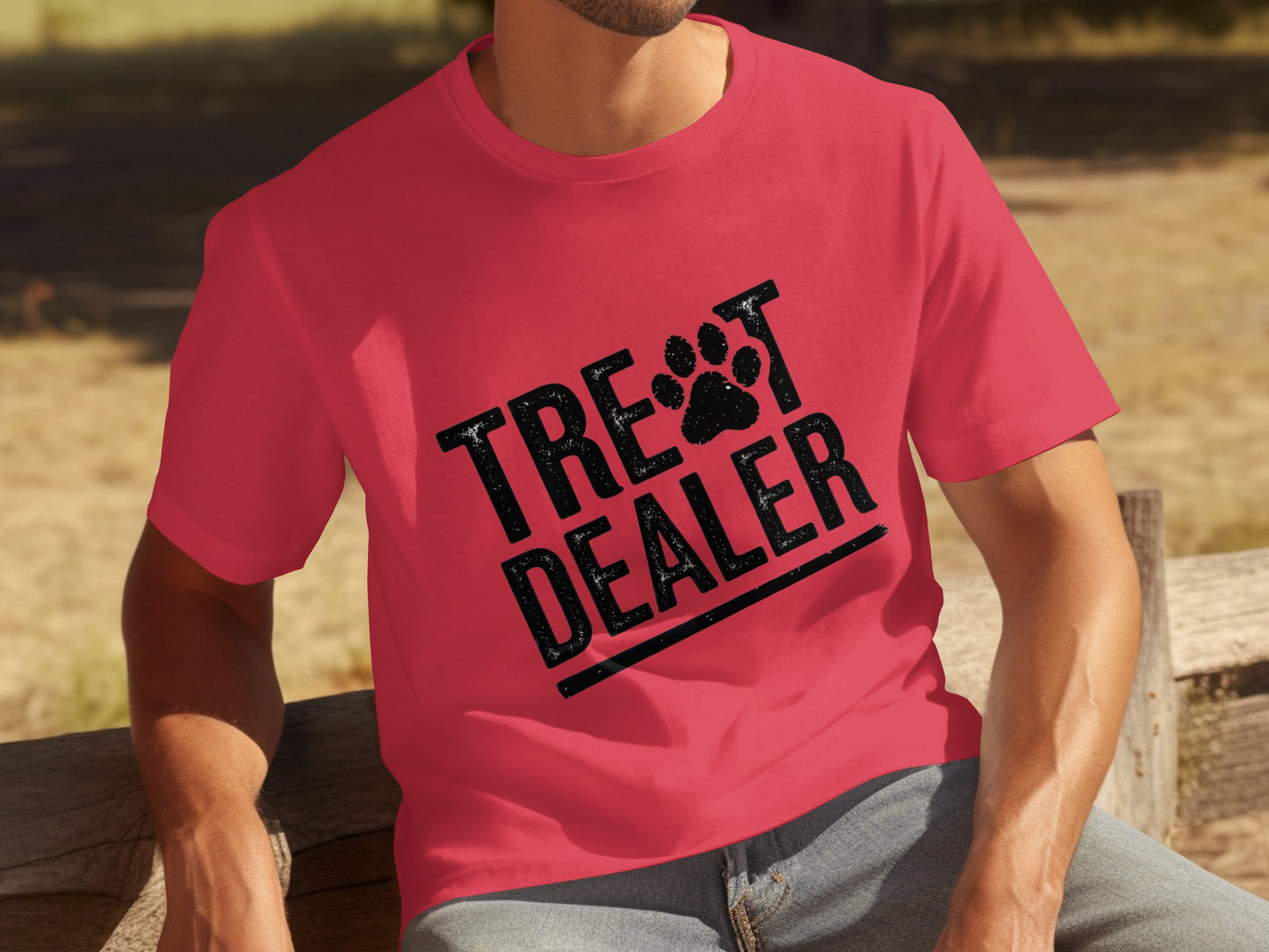 Treat Dealer Graphic Tee for Dog Lovers T-Shirt