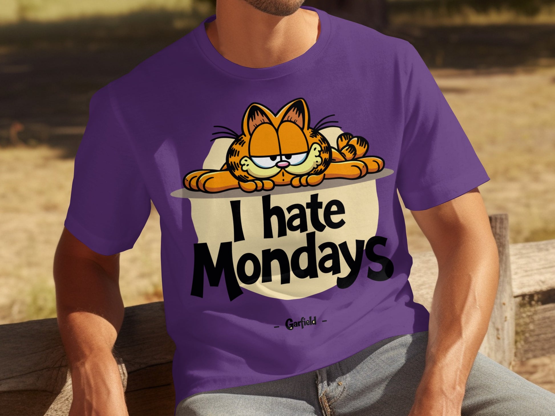 Garfield I Hate Mondays Graphic T-Shirt