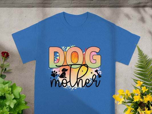 Colorful Dog Mother Design Shirt Pet Lover Apparel