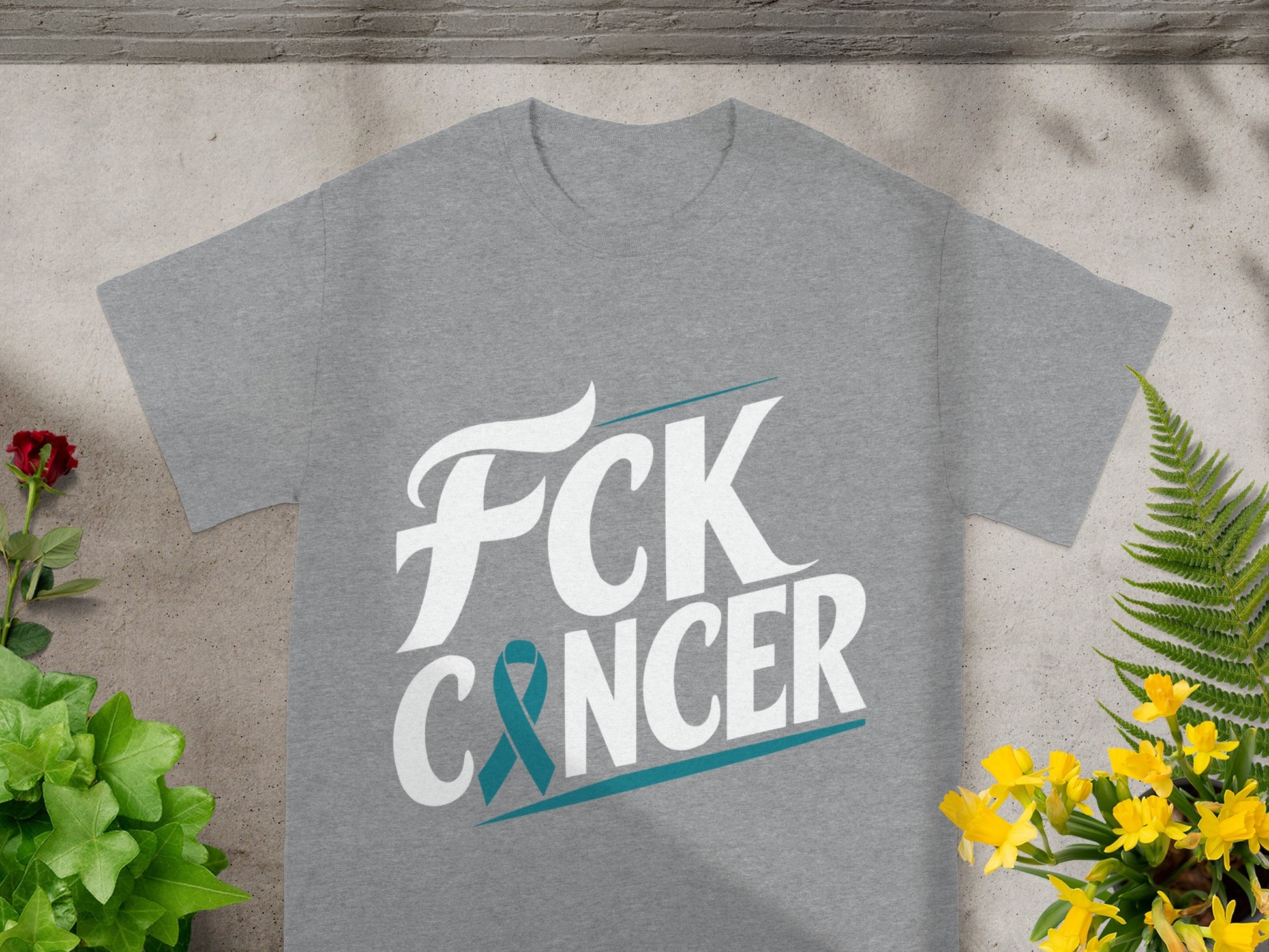 FCK Cancer Awareness Men's Graphic T-Shirt
