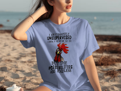 I Am Currently Unsupervised Possibilities Are Endless T-shirt