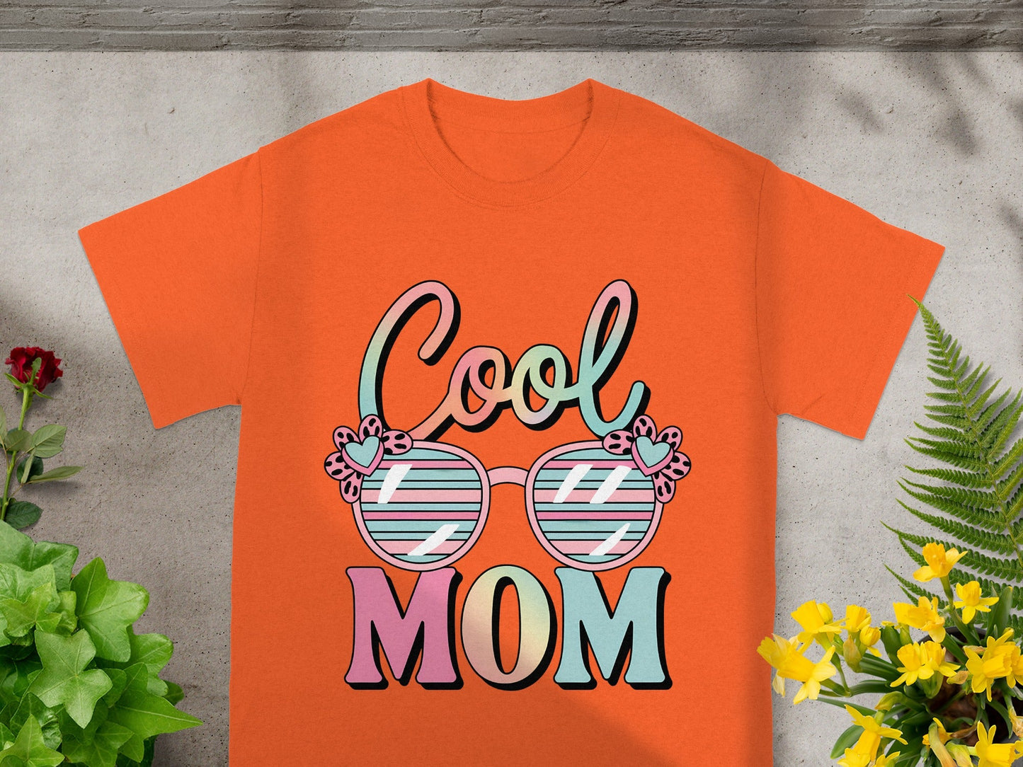 Cool Mom Graphic Print T-shirt Casual Summer Shirt