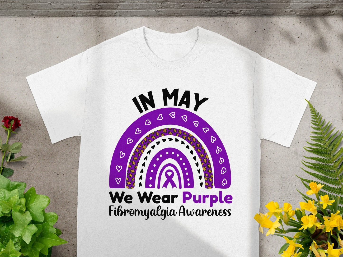 In May We Wear Purple Fibromyalgia Awareness Shirt