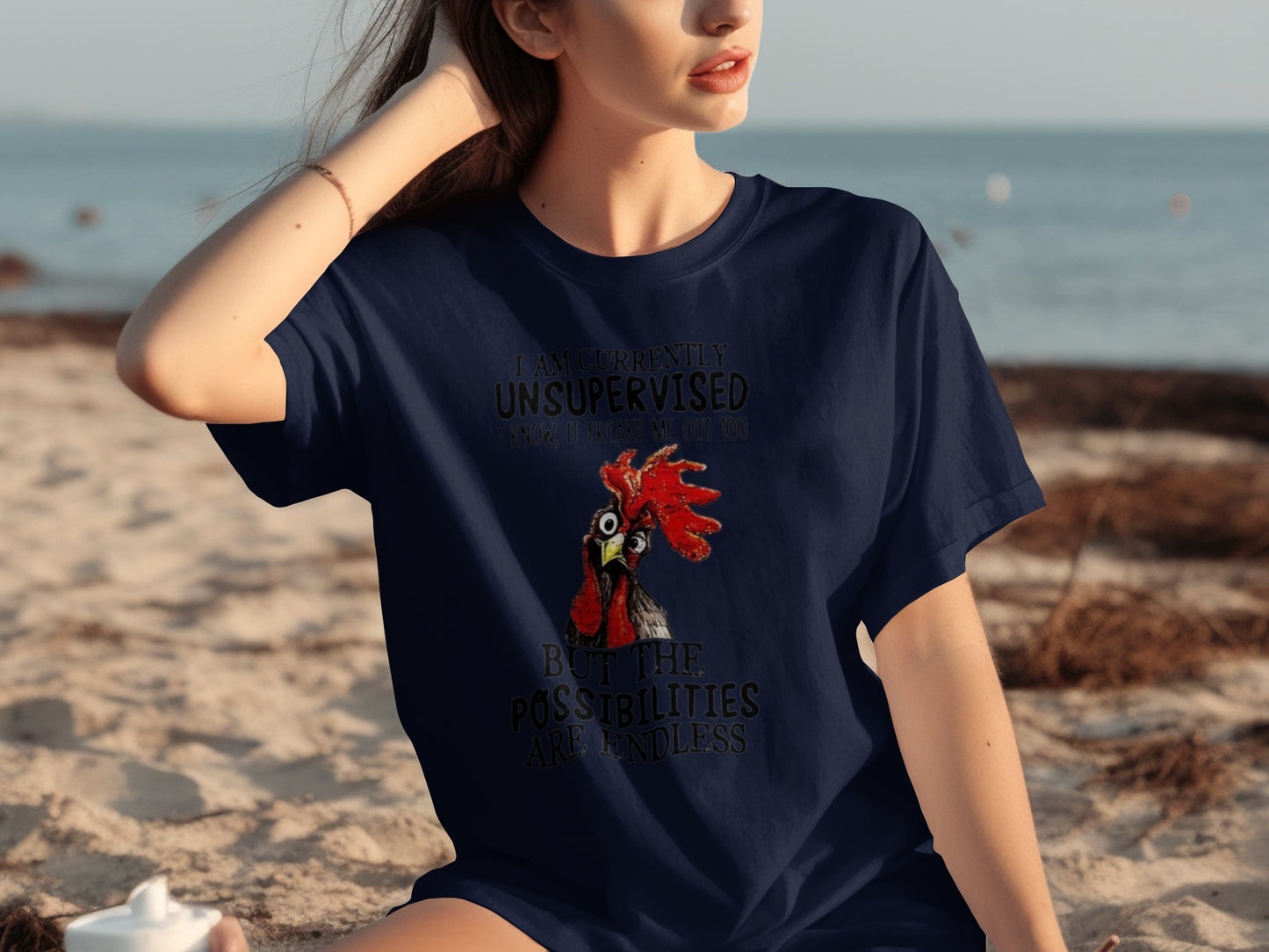 Unsupervised Possibilities Chicken Graphic Tee