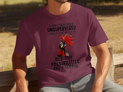 Currently Unsupervised Endless Possibilities T-shirt